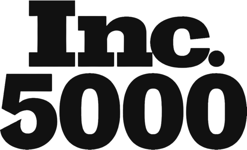 The text 'Inc. 5000' in large black letters